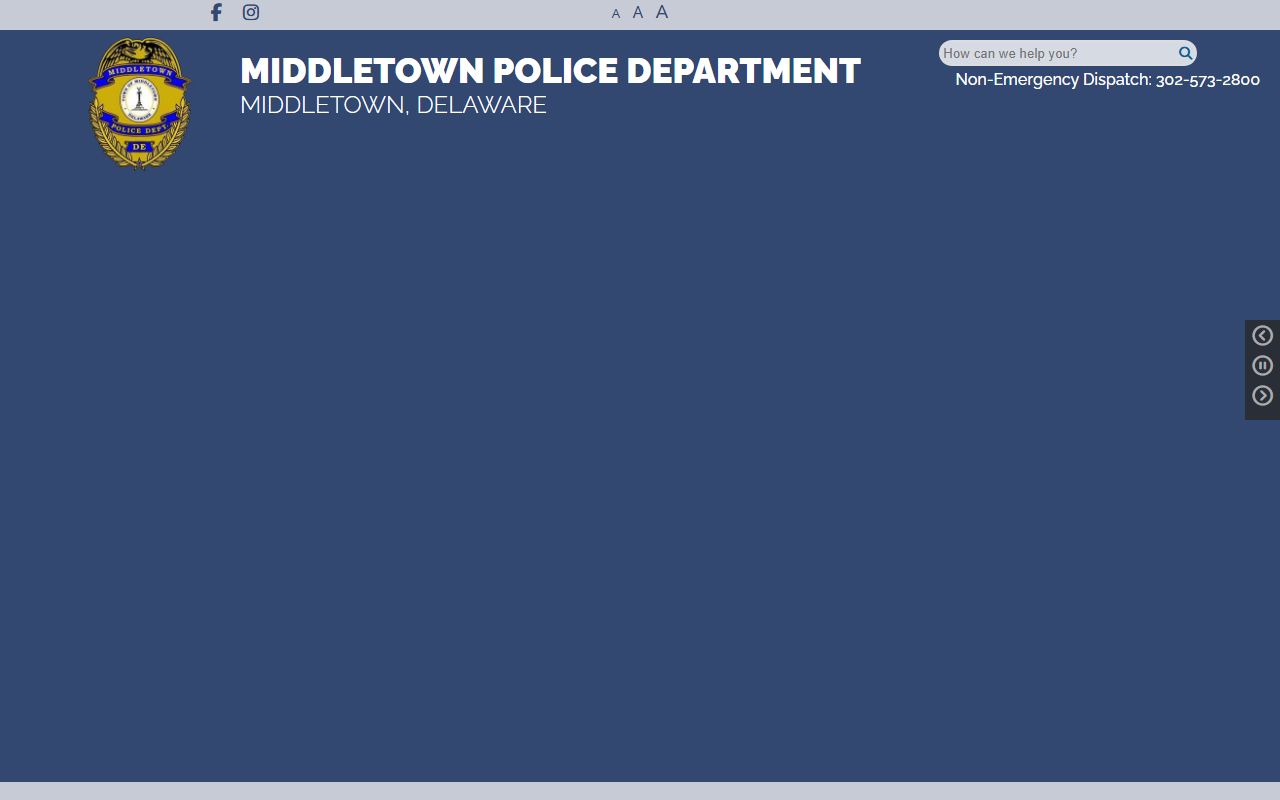 Middletown Police page tied to the Middletown jail roster
